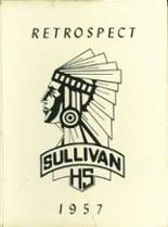 Sullivan High School 1957 yearbook cover photo