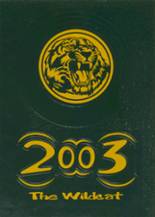 2003 Northwestern High School Yearbook from Mellette, South Dakota cover image