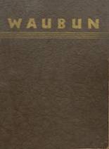 Waupun High School 1937 yearbook cover photo