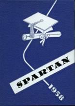 Sparta High School 1958 yearbook cover photo