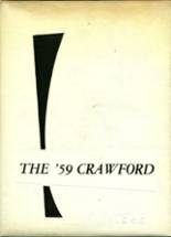 Crawford County Community High School 1959 yearbook cover photo