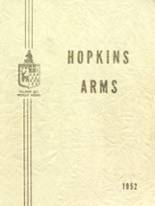 Hopkins Academy 1952 yearbook cover photo