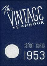 Hammondsport High School 1953 yearbook cover photo