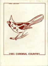 Cardinal Mooney High School 1981 yearbook cover photo
