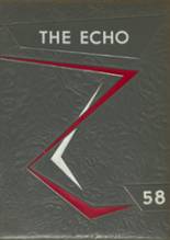 Evans City High School 1958 yearbook cover photo
