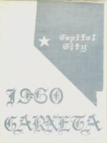 Carson City High School 1960 yearbook cover photo