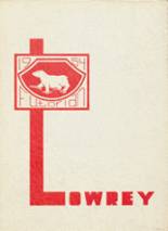 Lowrey High School 1954 yearbook cover photo