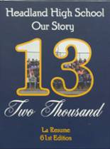 Headland High School 2013 yearbook cover photo