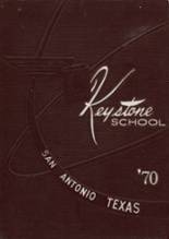 Keystone School 1970 yearbook cover photo