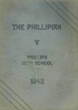 Phillips High School 1942 yearbook cover photo
