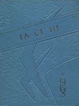 Jackson Center High School 1963 yearbook cover photo
