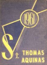 St. Thomas Aquinas High School 1961 yearbook cover photo