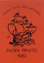 Paden High School 1983 yearbook cover photo