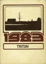 Tri-Central High School 1983 yearbook cover photo