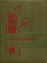 T. W. Martin High School 1959 yearbook cover photo