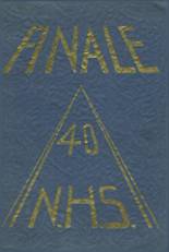 Norwood Norfolk Central High School 1940 yearbook cover photo