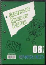 Manistique High School 2008 yearbook cover photo