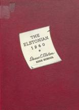 Elston High School 1940 yearbook cover photo