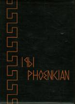 Phoenix Central High School 1961 yearbook cover photo