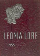 Leonia High School 1955 yearbook cover photo