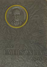 1940 Emerson High School Yearbook from Gary, Indiana cover image