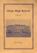 West High School 1935 yearbook cover photo