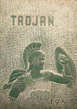 Troy High School 1951 yearbook cover photo