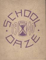 Bloomdale High School 1940 yearbook cover photo