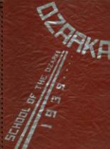 School of the Ozarks 1939 yearbook cover photo