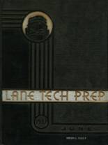 Lane Technical High School 1937 yearbook cover photo