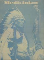 Medicine Lodge High School 1953 yearbook cover photo