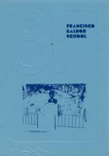 Francisco Baldor School 1981 yearbook cover photo