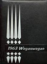 Weyauwega High School 1963 yearbook cover photo