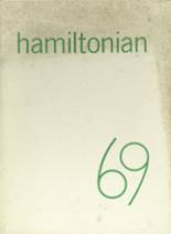 Hamilton High School 1969 yearbook cover photo