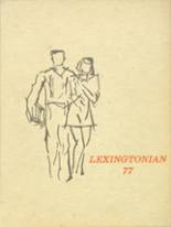 New Lexington High School 1977 yearbook cover photo