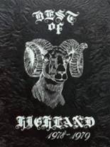 Highland High School 1979 yearbook cover photo