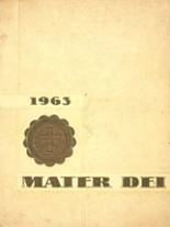 1963 Notre Dame High School Yearbook from Batavia, New York cover image