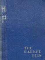 Hazel Park High School 1938 yearbook cover photo