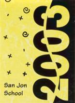 San Jon High School 2003 yearbook cover photo