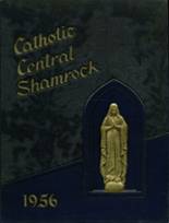 Catholic Central High School 1956 yearbook cover photo