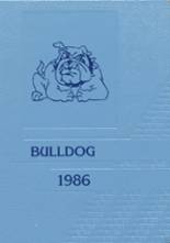 Becker High School 1986 yearbook cover photo