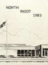 North High School 1983 yearbook cover photo