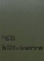 Hillsboro High School 1968 yearbook cover photo