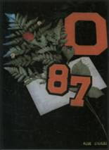 Oakland High School 1987 yearbook cover photo