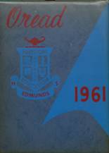 Burlington High School 1961 yearbook cover photo