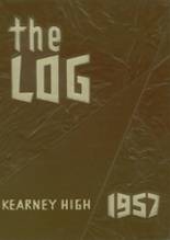 Kearney High School 1957 yearbook cover photo