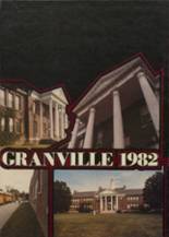 Granville High School 1982 yearbook cover photo