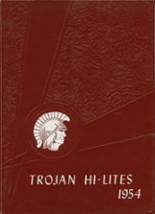 Logan High School 1954 yearbook cover photo