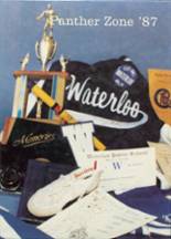 Waterloo High School 1987 yearbook cover photo
