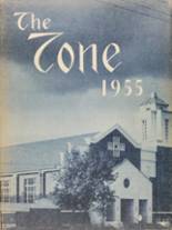 St. Anthony High School 1955 yearbook cover photo